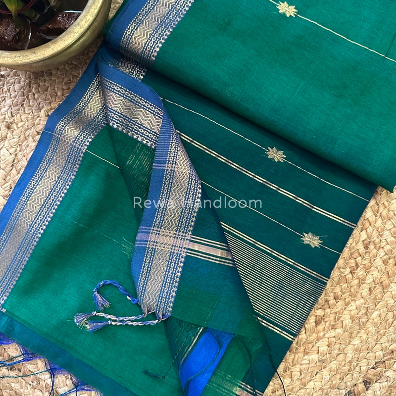 Zari Butti Maheshwari Saree