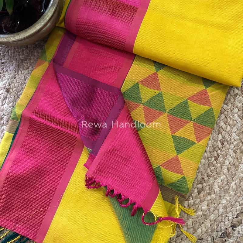 Maheshwari Heavy Pallu Saree