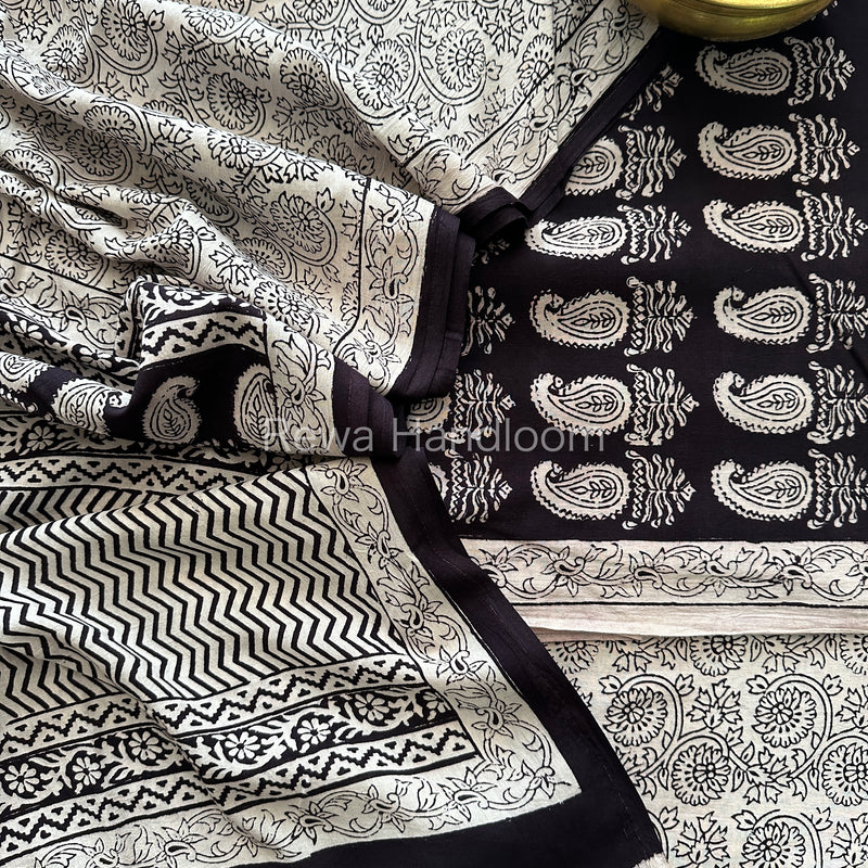  Bagh Print Cotton Suit