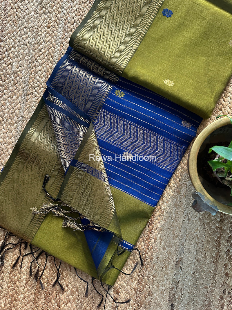 Maheshwari Rich Pallu Silk Saree