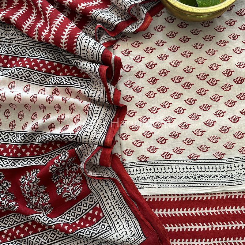  Bagh Print Cotton Suit