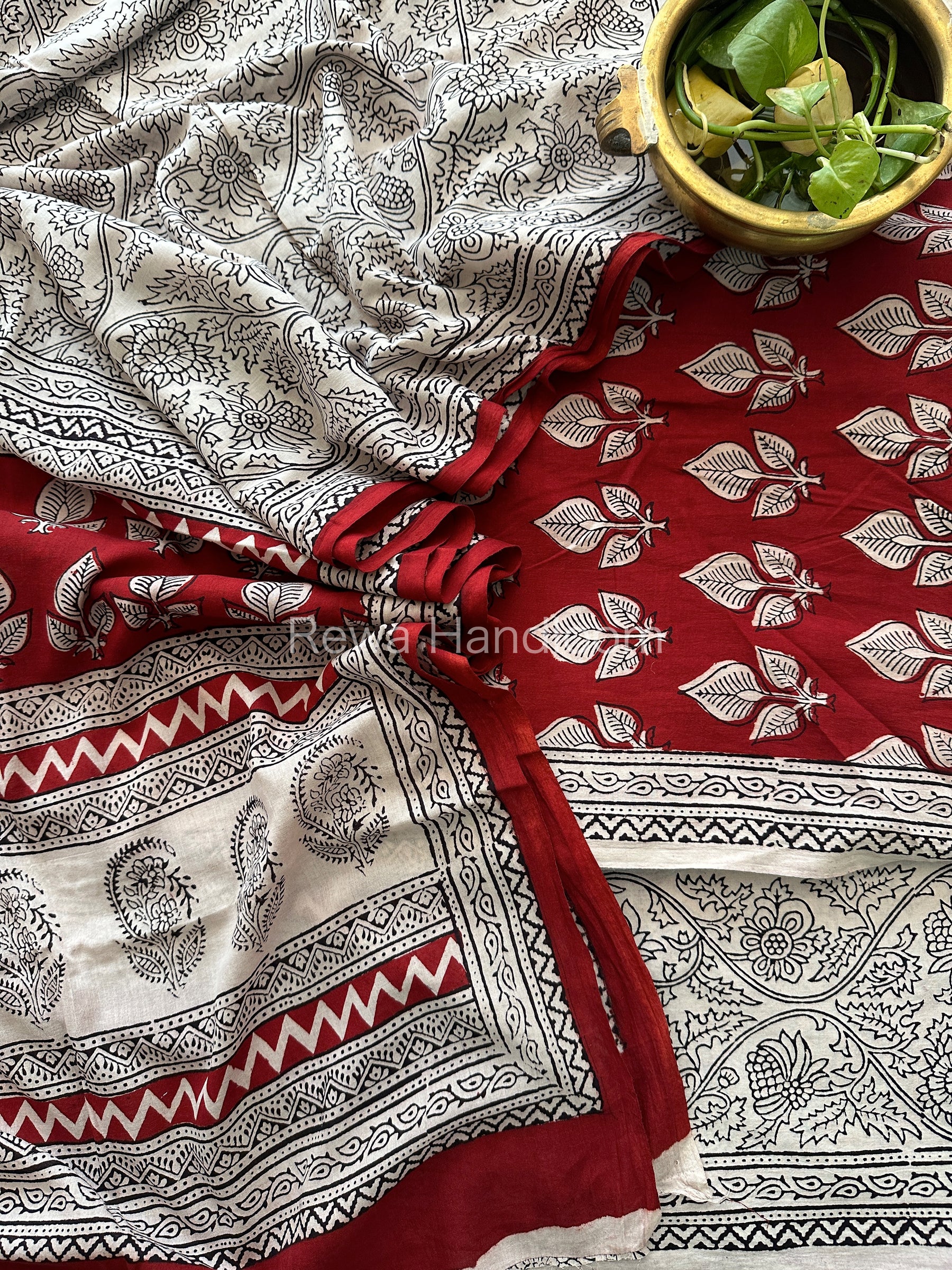  Bagh Print Cotton Suit