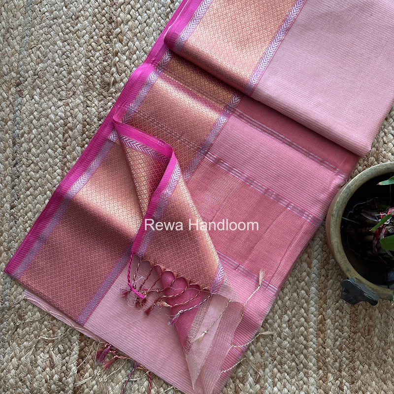 Exclusive Maheshwari Tissue Silk Saree