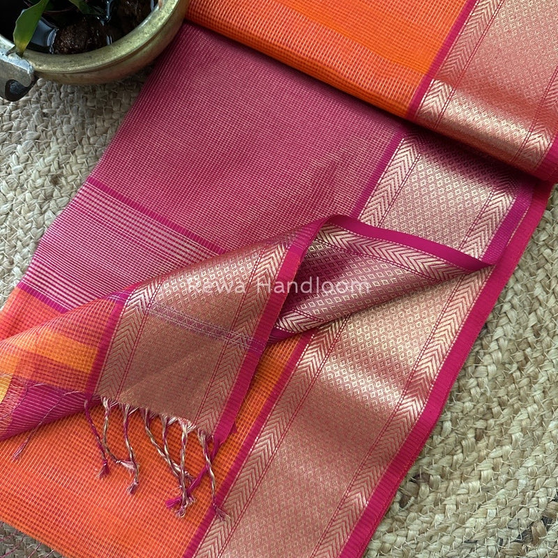Exclusive Maheshwari Tissue Silk Saree