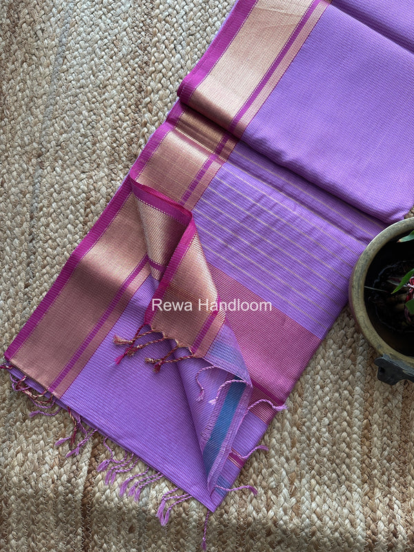 Exclusive Maheswari Self Checks Saree