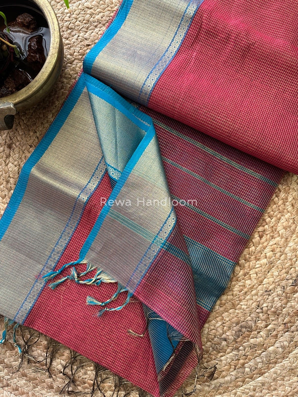 Exclusive Maheshwari Tissue Silk Saree