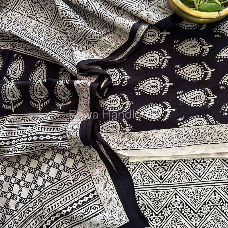  Bagh Print Cotton Suit