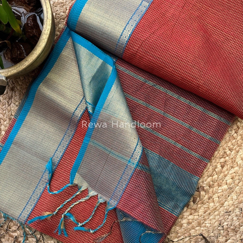 Exclusive Maheshwari Tissue Silk Saree
