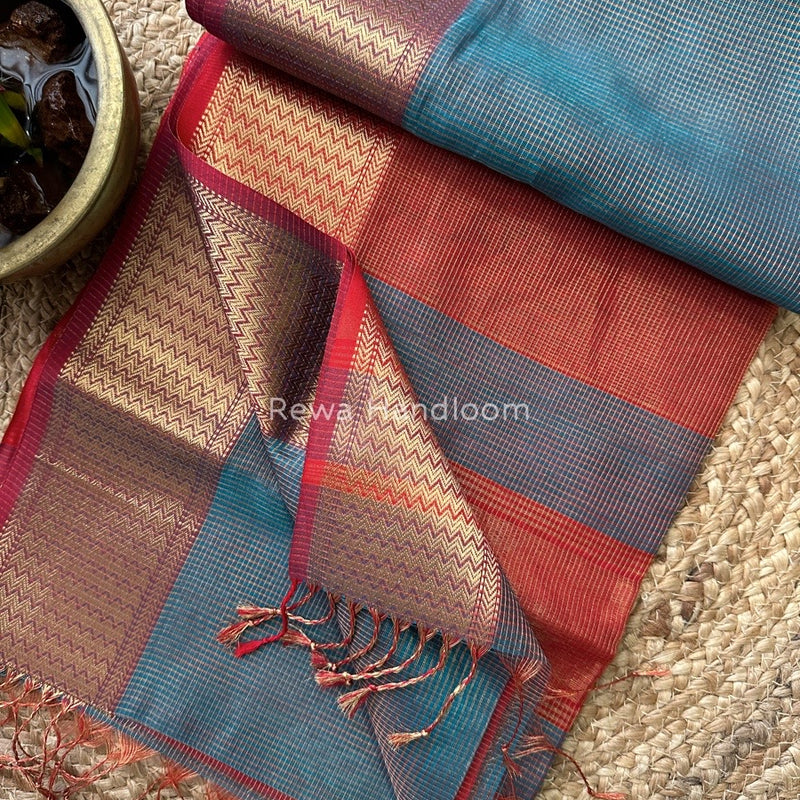 Exclusive Maheshwari Tissue Silk Saree