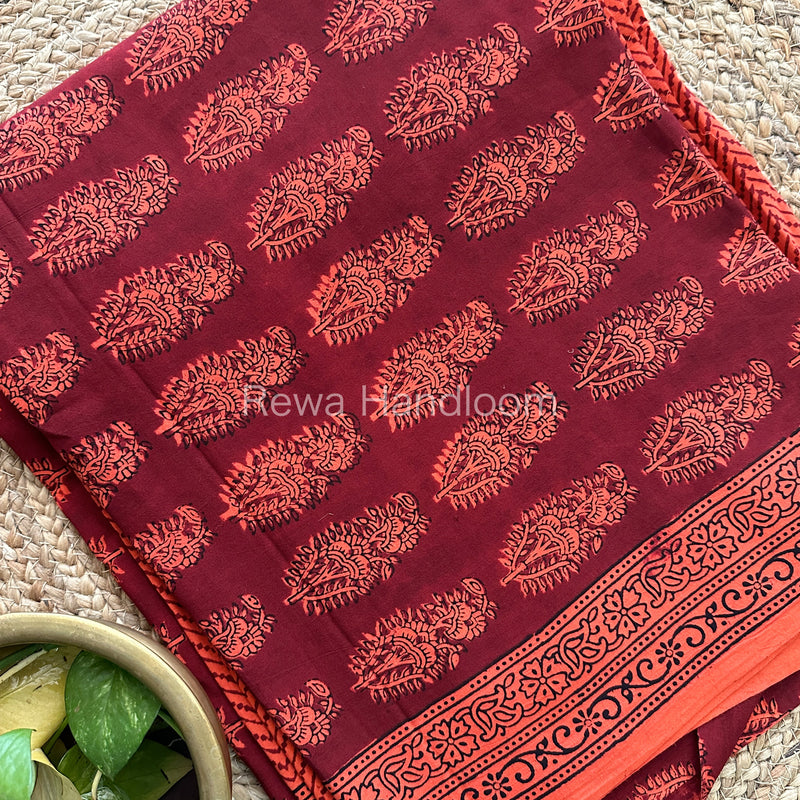  Bagh Print Cotton Suit