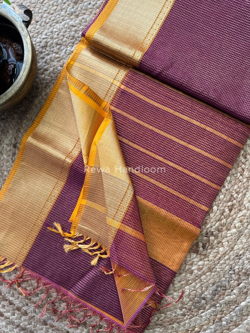 Exclusive Maheshwari Tissue Silk Saree