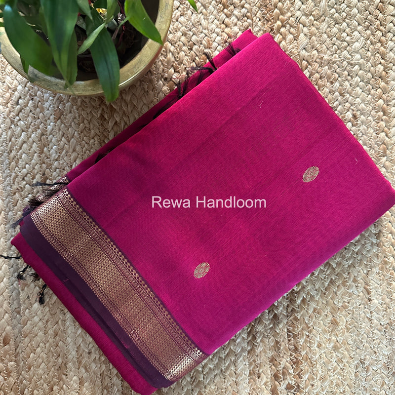 Maheshwari Rani Pink Aami Butti Saree SBT0085