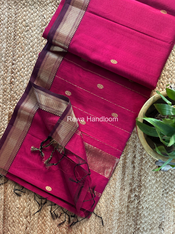 Maheshwari Aami Butti Saree