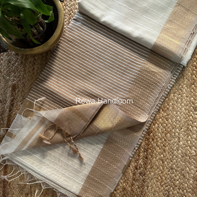 Maheshwari Gichha Thread Lining Saree