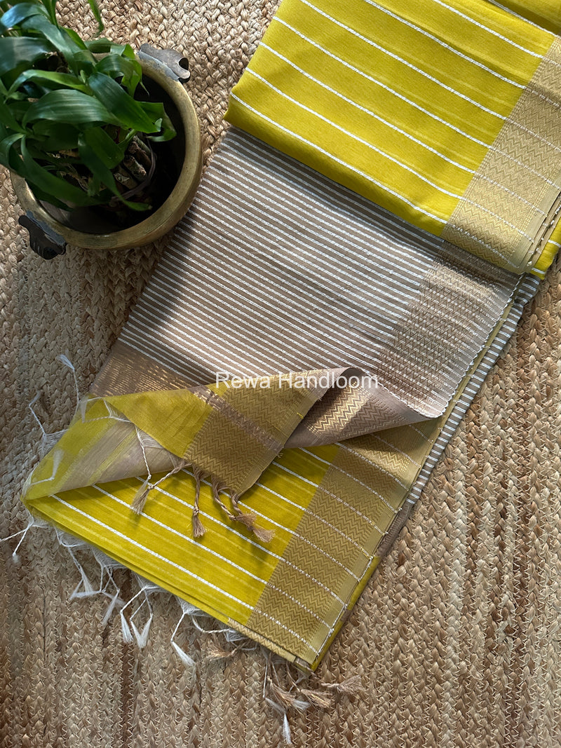 Maheshwari Gichha Thread Lining Saree