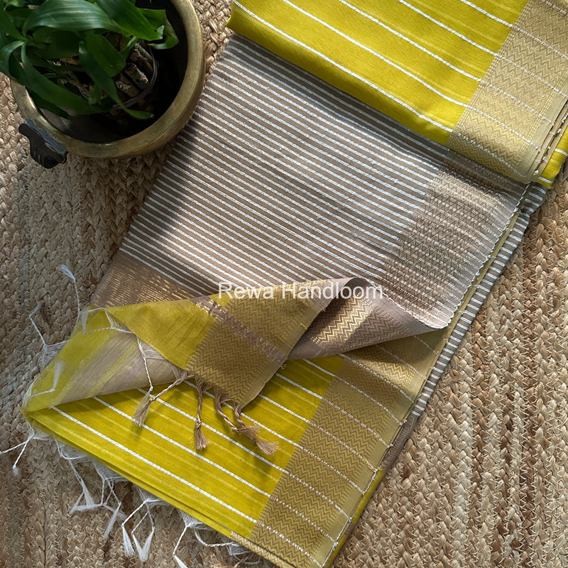 Maheshwari Gichha Thread Lining Saree