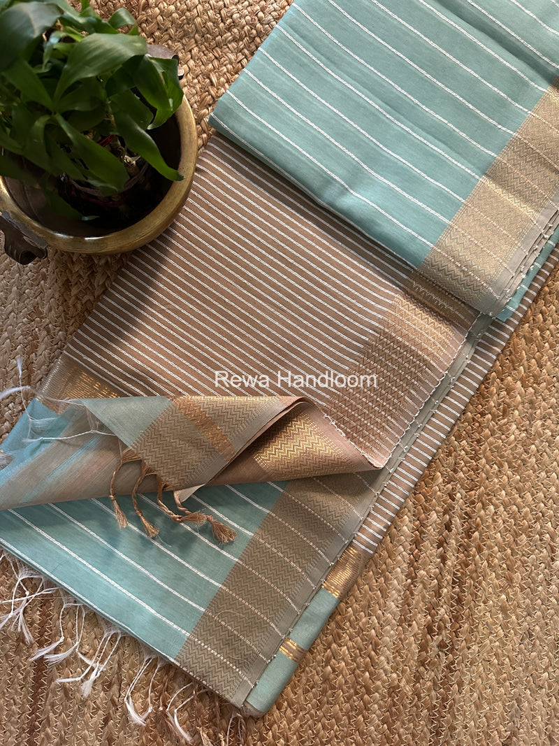 Maheshwari Gichha Thread Lining Saree