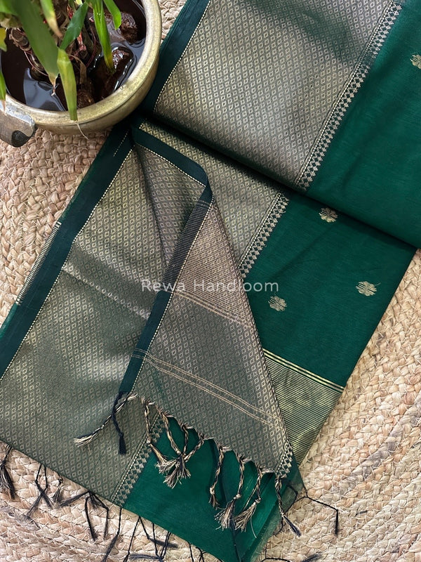 Maheshwari Zari Skirt Butti Saree