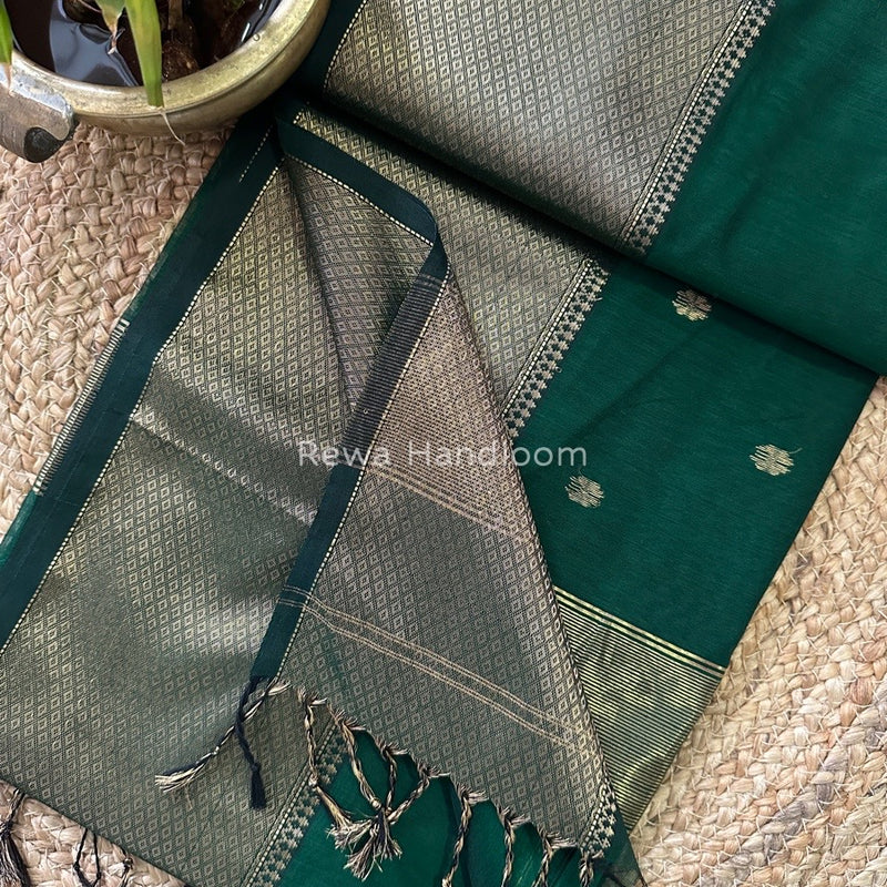 Maheshwari Zari Skirt Butti Saree
