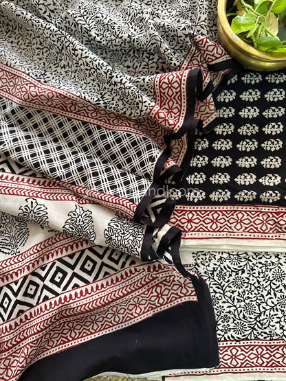  Bagh Print Cotton Suit