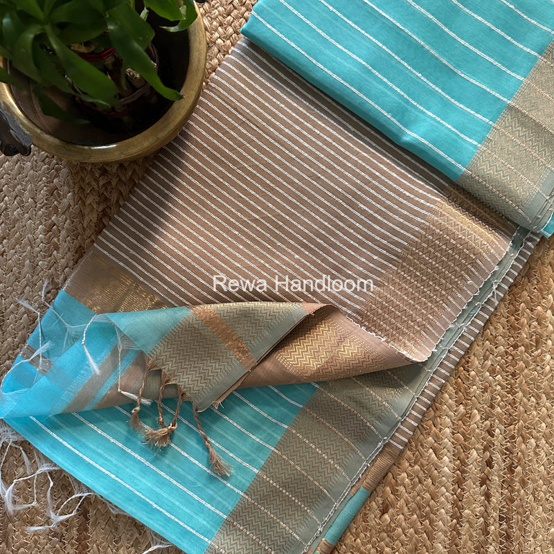 Maheshwari Gichha Thread Lining Saree