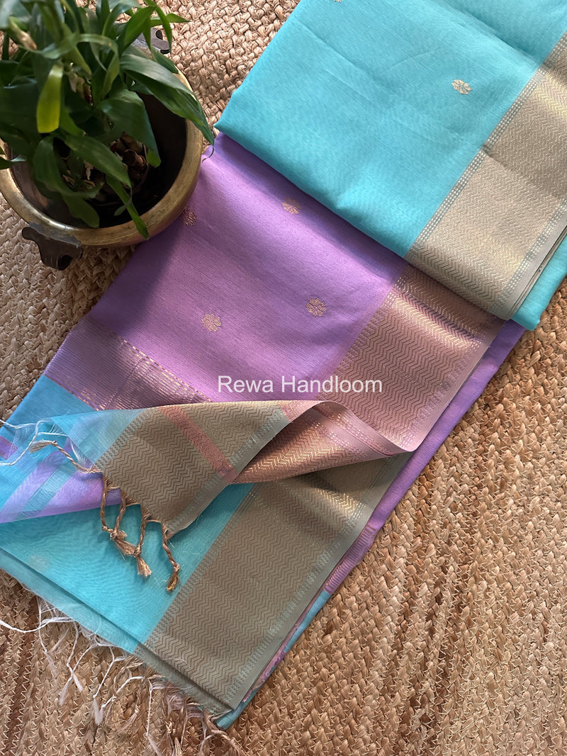 Maheshwari Flower Butti Saree