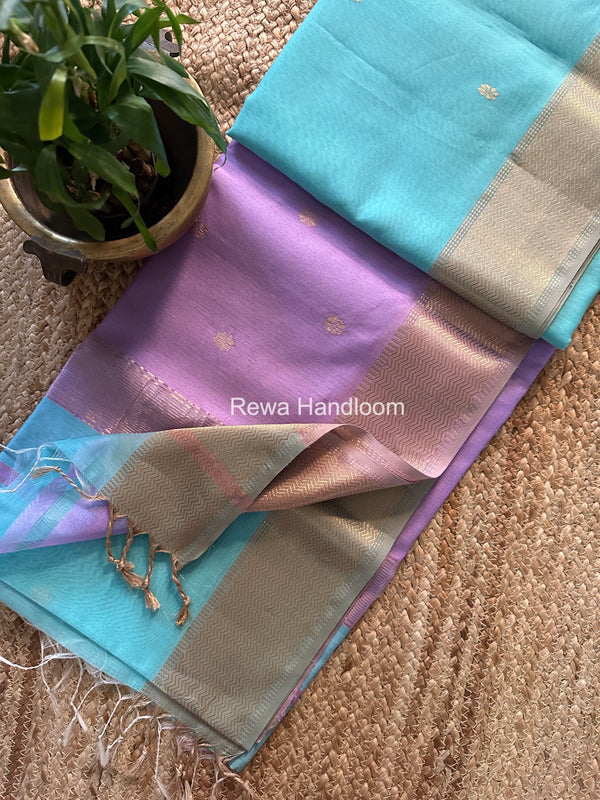 Maheshwari Flower Butti Saree