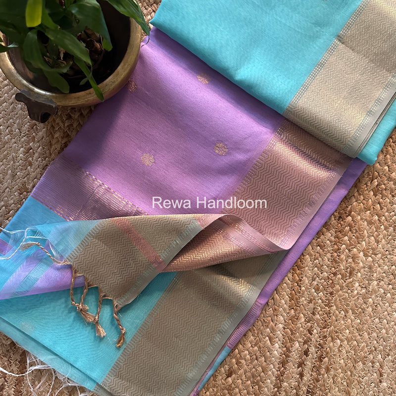 Maheshwari Flower Butti Saree