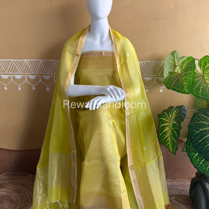 Maheshwari Tissue Top Dupatta Sets