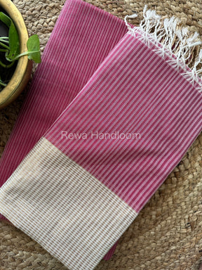 Maheshwari Rani Pink Checks Dress Material CPT28