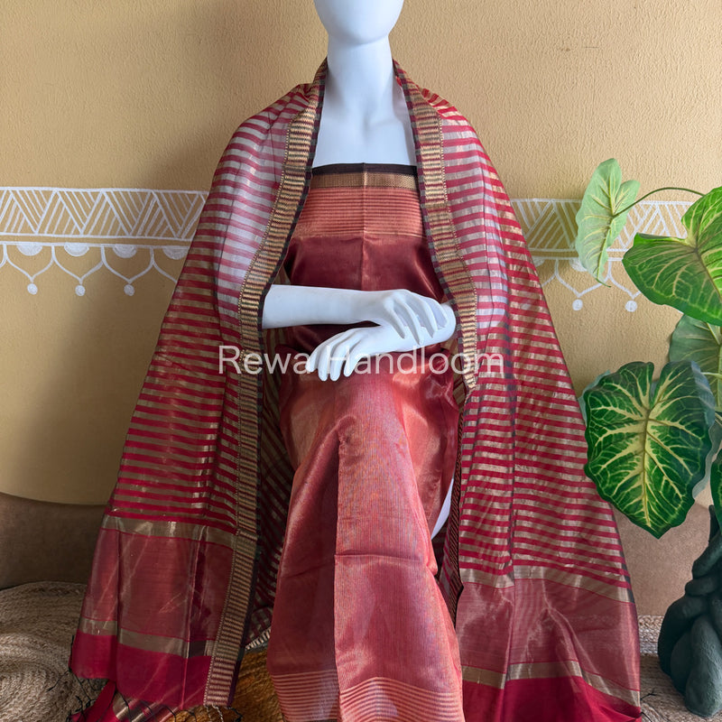 Maheshwari Tissue Top Dupatta Sets