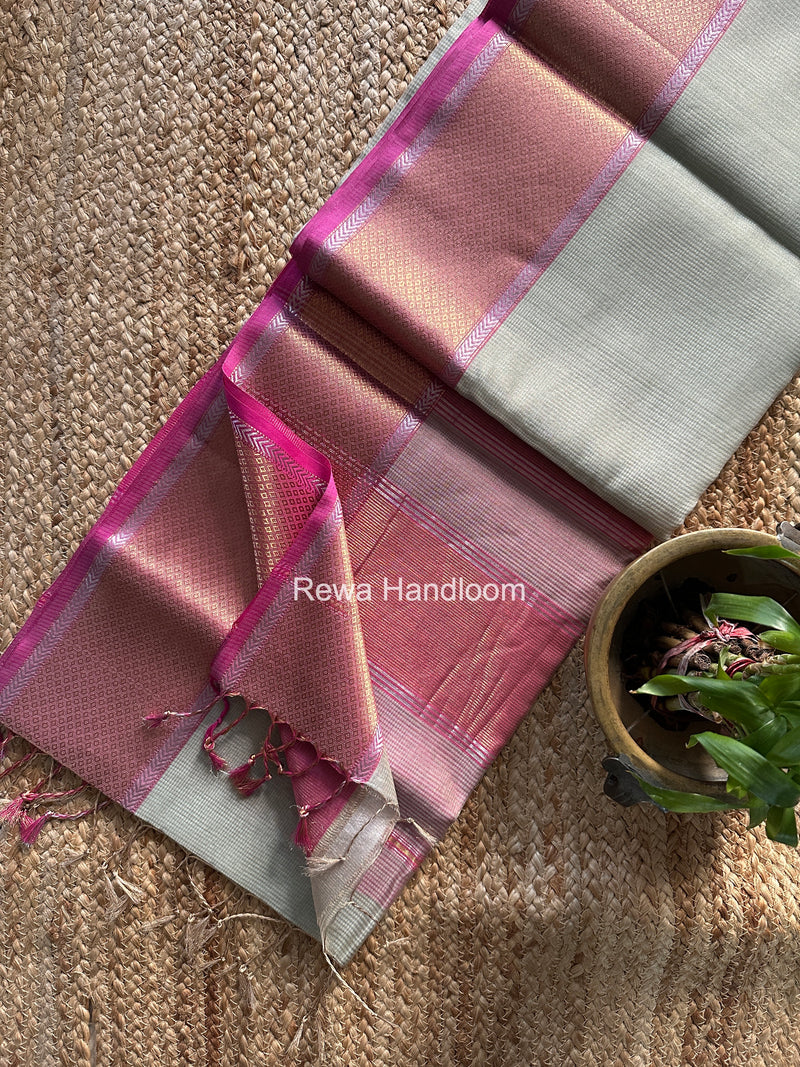 Exclusive Maheshwari Tissue Silk Saree