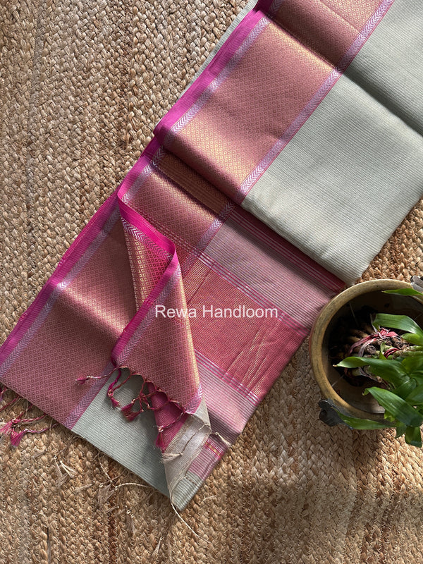 Exclusive Maheshwari Tissue Silk Saree