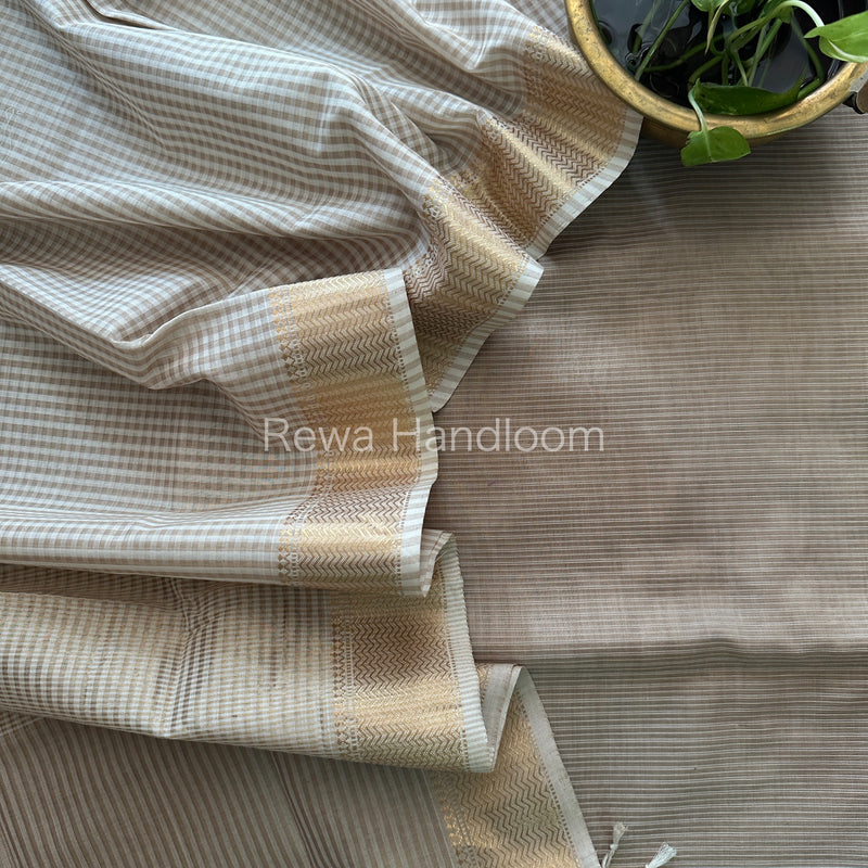 Maheshwari Checks Dress Material