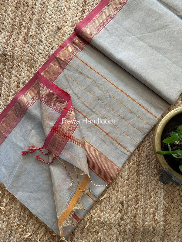 Maheshwari Tissue Silk Saree