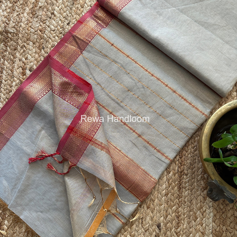 Maheshwari Tissue Silk Saree
