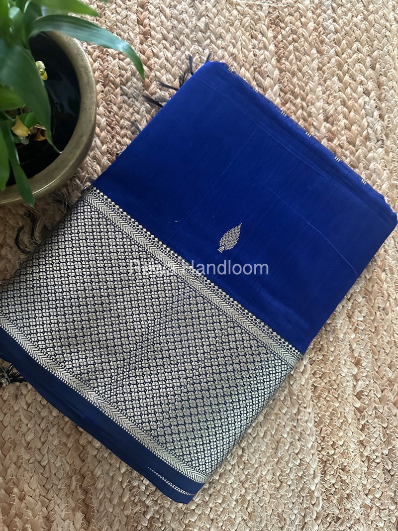 Maheshwari Blue Resham Thread Butti Saree RBS83