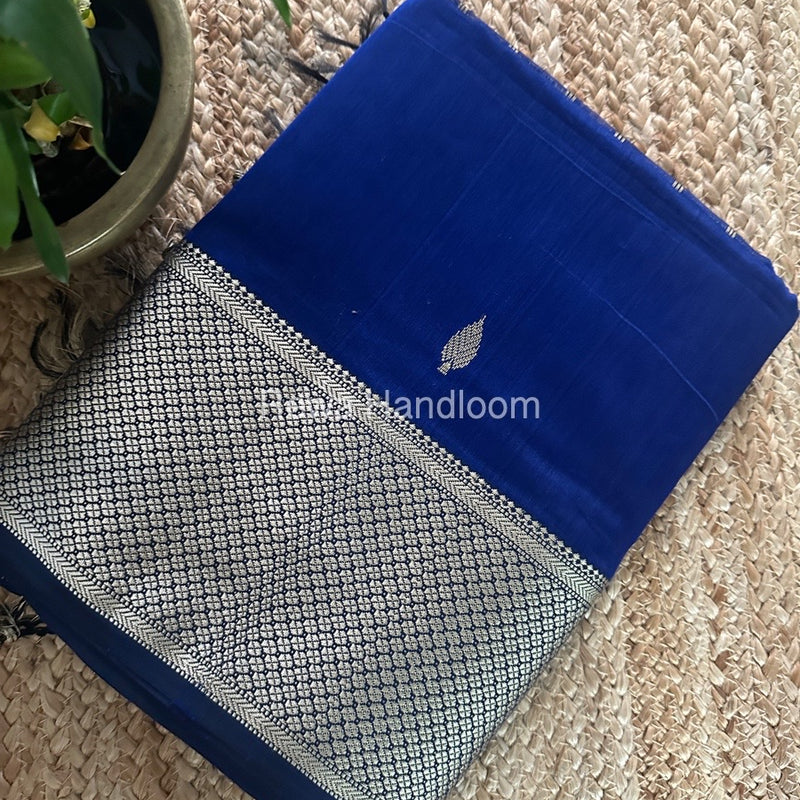 Maheshwari Blue Resham Thread Butti Saree RBS83