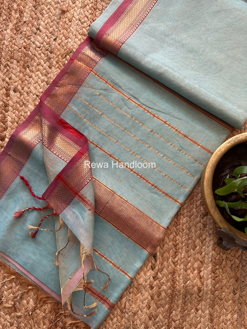 Maheshwari Tissue Silk Saree
