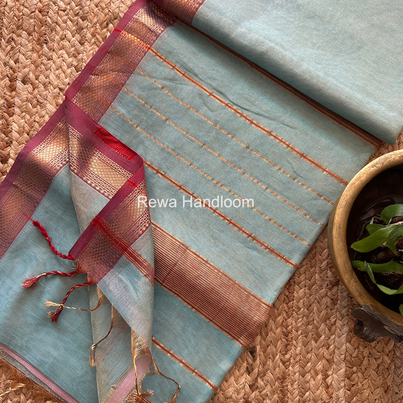 Maheshwari Tissue Silk Saree