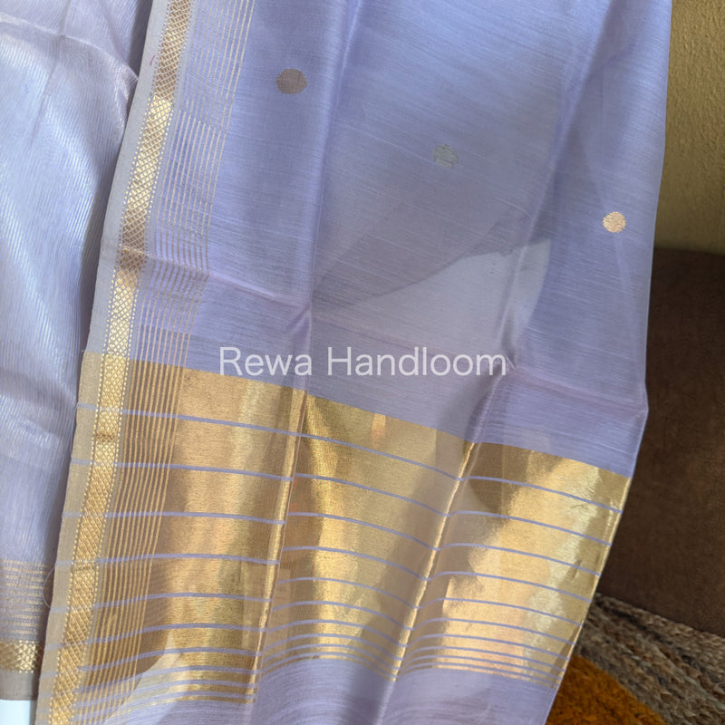 Maheshwari Lavender Tissue Dress Material TTD011