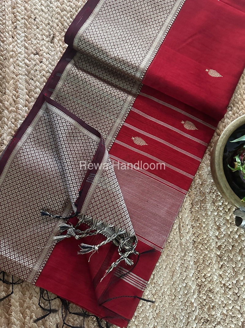 Maheshwari Resham Thread Butti Saree