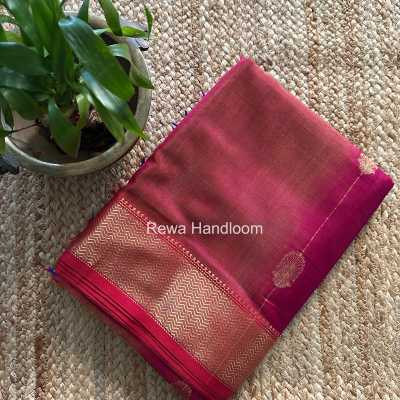 Maheshwari Purple Shaded Butta Saree BLSS039