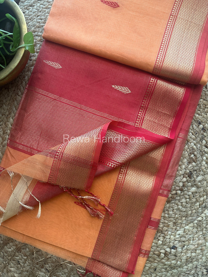 Maheshwari Tissue Butti Saree