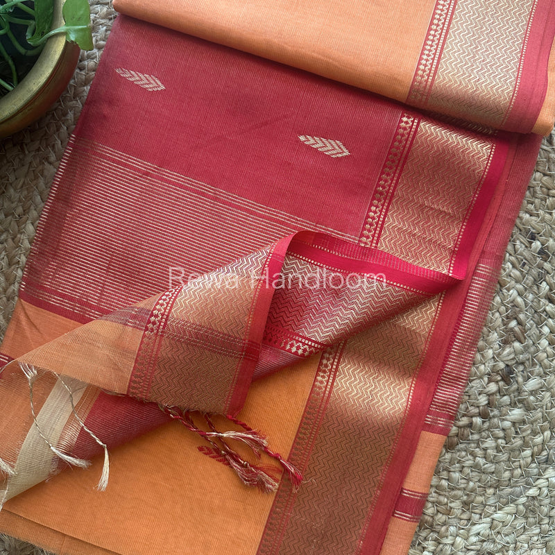 Maheshwari Tissue Butti Saree