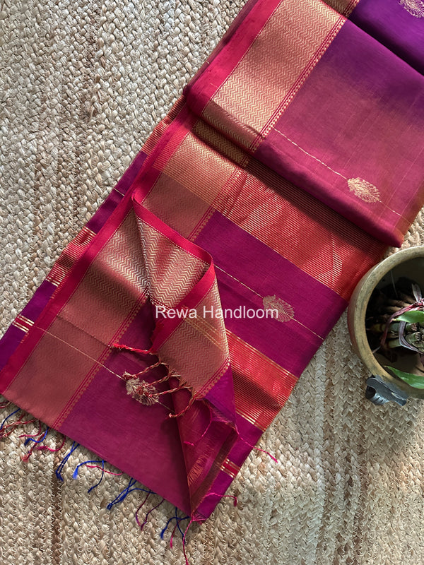 Maheshwari Shaded Butta Saree