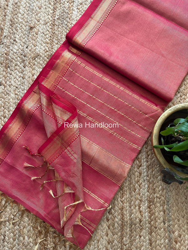 Maheshwari Tissue Silk Saree