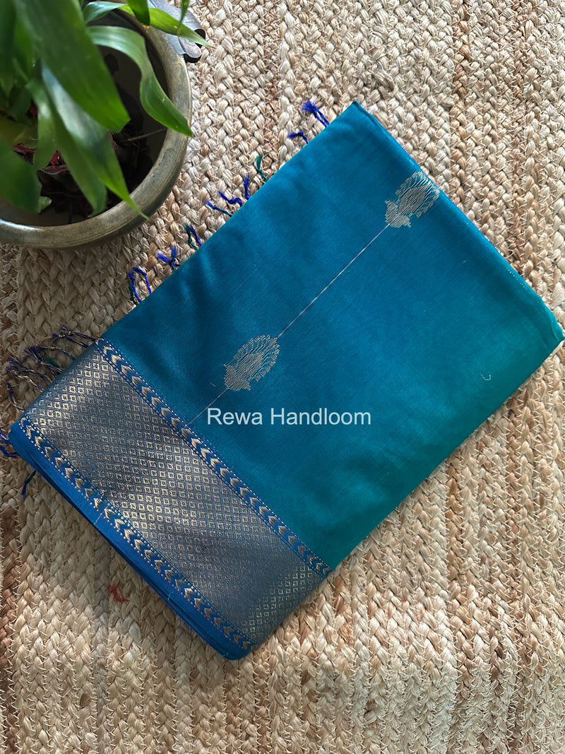 Maheshwari Morpankhi Shaded Butta Saree BLSS040