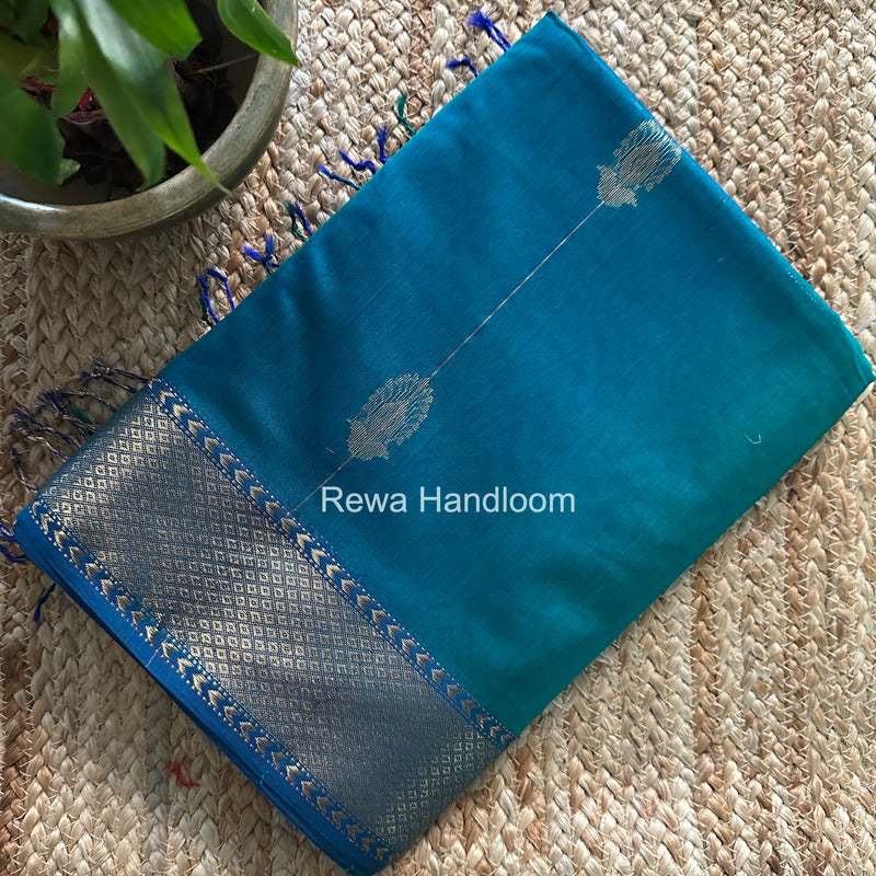 Maheshwari Morpankhi Shaded Butta Saree BLSS040