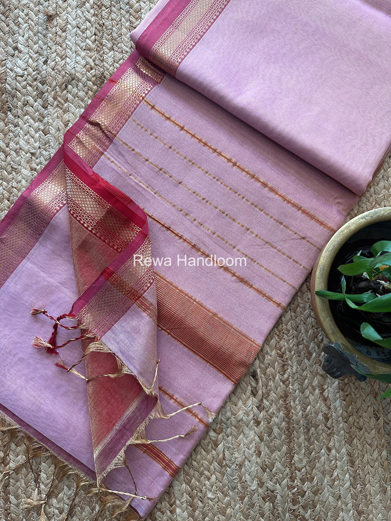 Maheshwari Tissue Silk Saree